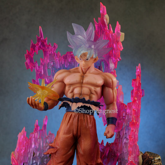 Dragon Ball Son Goku Super Saiyan Action Figure With Light   | 35 Cms |