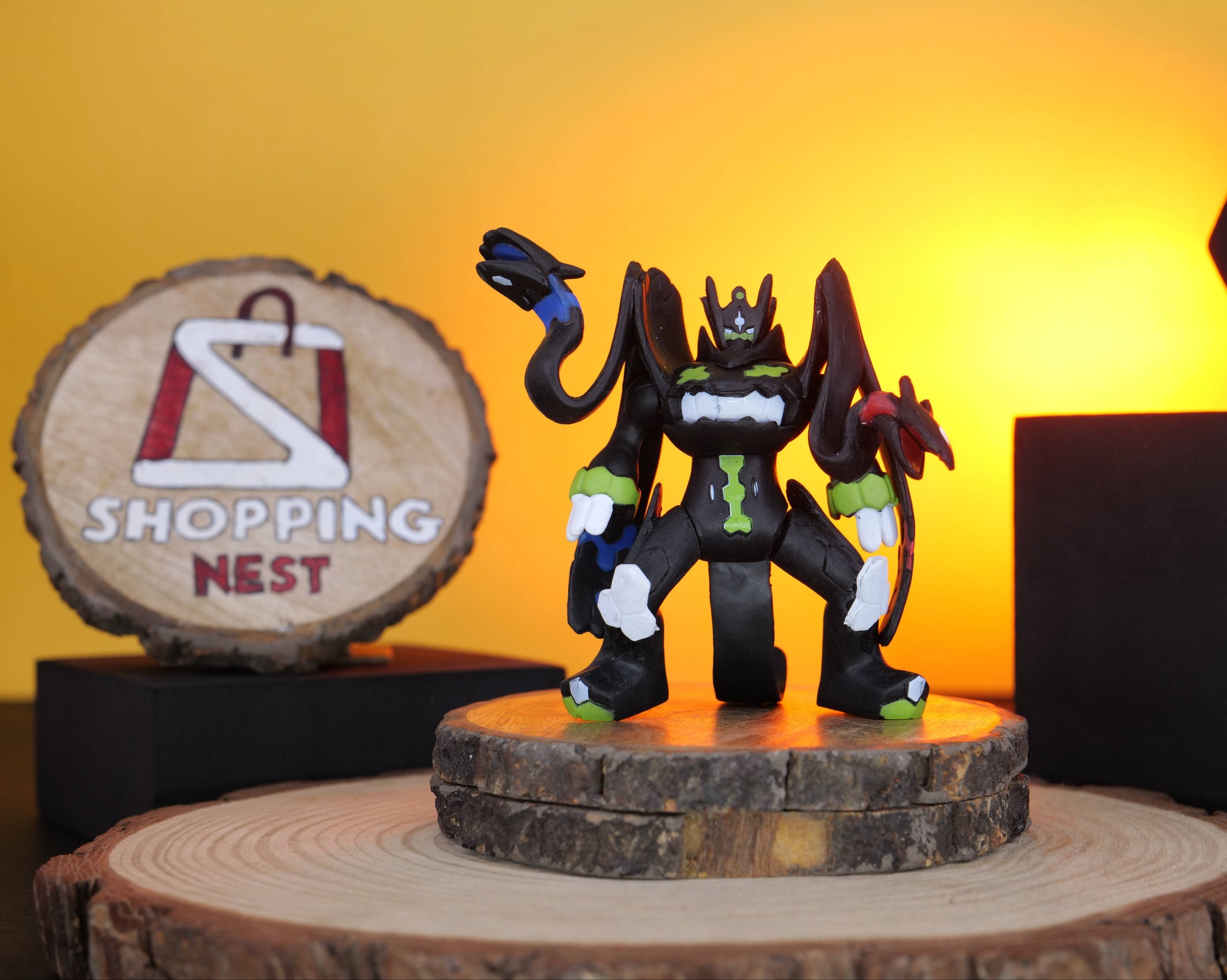 Zygarde Perfect Form 100% |PVC| Pokémon Moncolle EX Action Figure - 11 CM FRONT SIDE