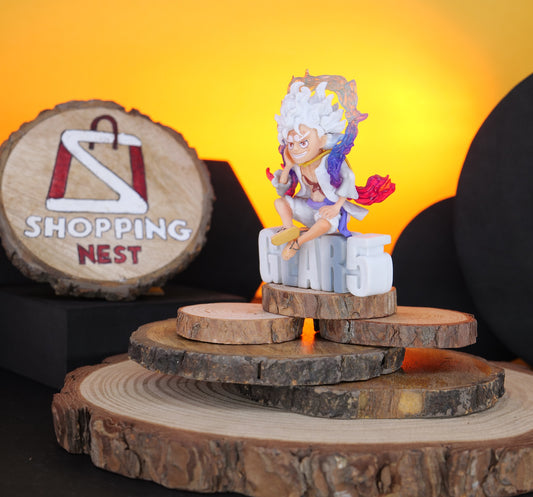 Mini Luffy Gear 5 Action Figure (10 cm) |PVC| – One Piece Collectible by ShoppingNest