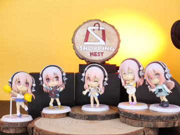 SUPERSONICO Action Figure Toys Super Sonico Working Set Model Collection Swimsuit Suit Chassis Decoration -  FRONT
 