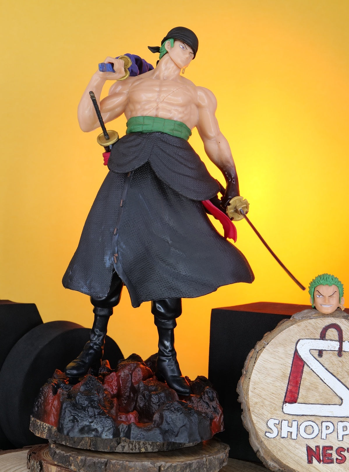 One Piece Roronoa Zoro Action Figure (20 cm) |PVC| – Anime Collectible by ShoppingNest