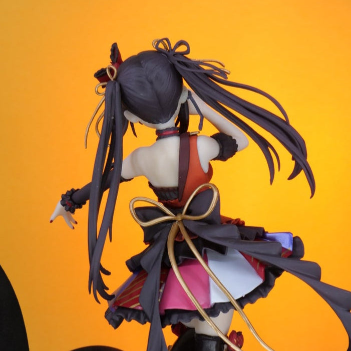 18 CENTIMETRI DATA A LIVE Tokisaki Kurumi Anime Figura Ragazza Carina Modello Giocattolo PVC Abo Nero Vestire In Piedi Modello Auto Interno Ornamento  26
