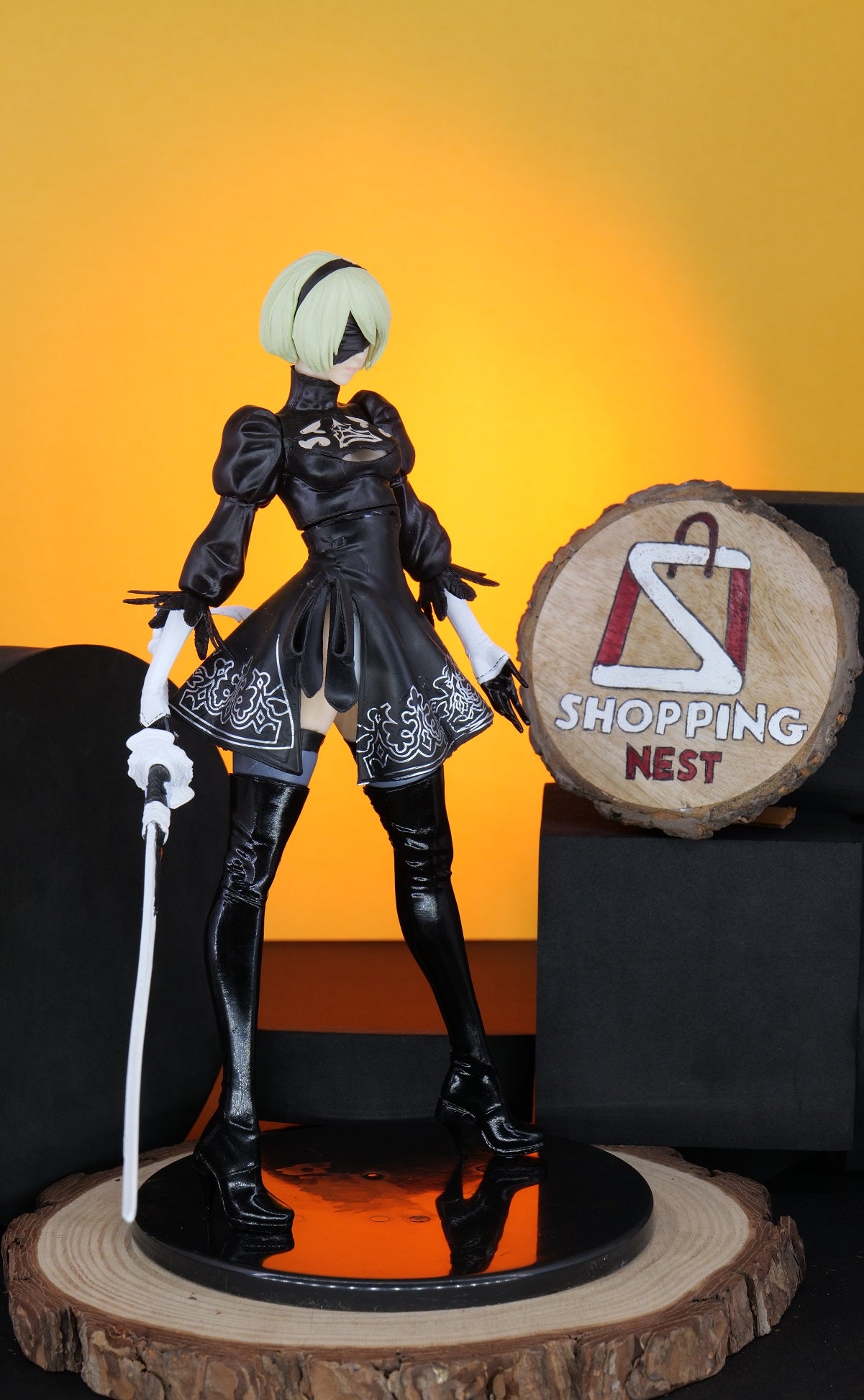 NieR:Automata 2B Action Figure (28 cm) |PVC| – Anime Collectible by Sh