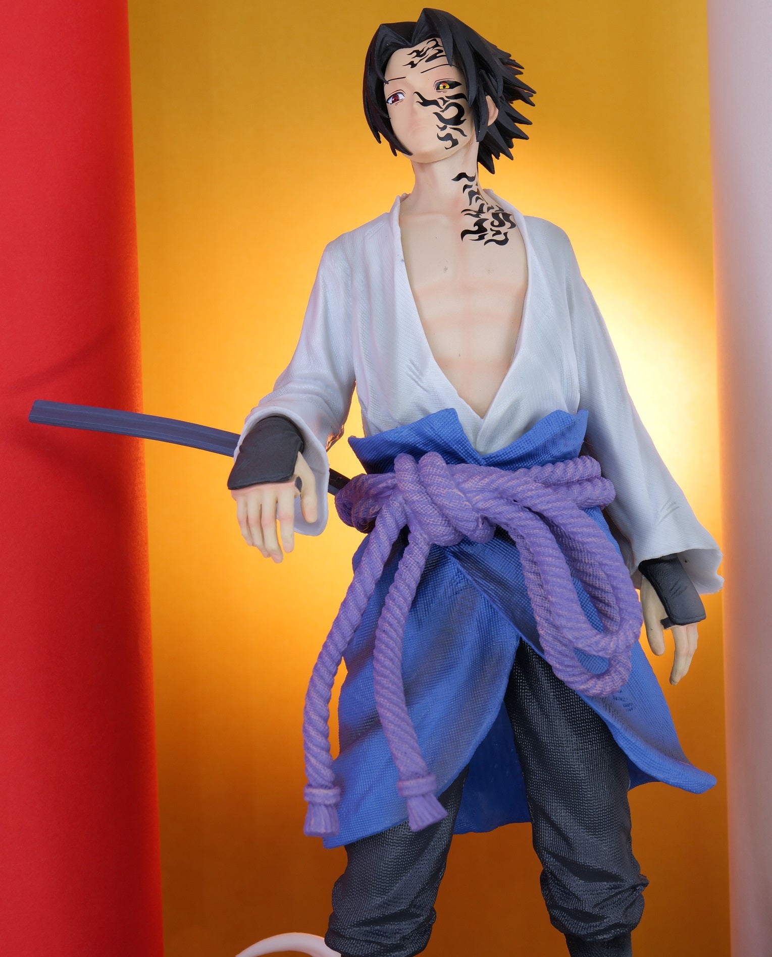 さすけ出品 Na_ruto |PVC| Sasuke Uchiha Action Figure with Snake Stand 42.5 cm Col
