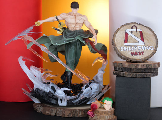 ZORO ATTACKING FIGURE DOUBLE HEAD
