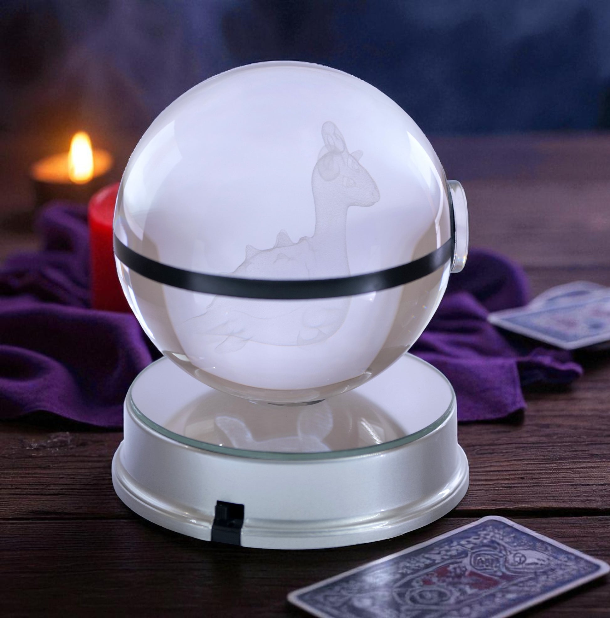  Lapras Crystal Poké Ball 3D without light image