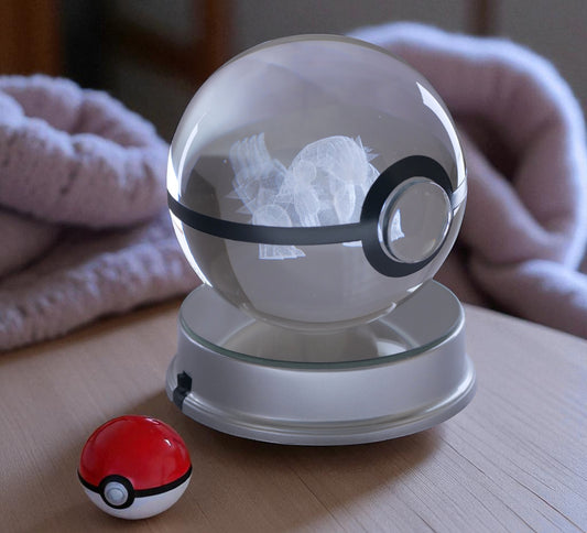  Groudon Crystal Poké Ball 3D withpout light 