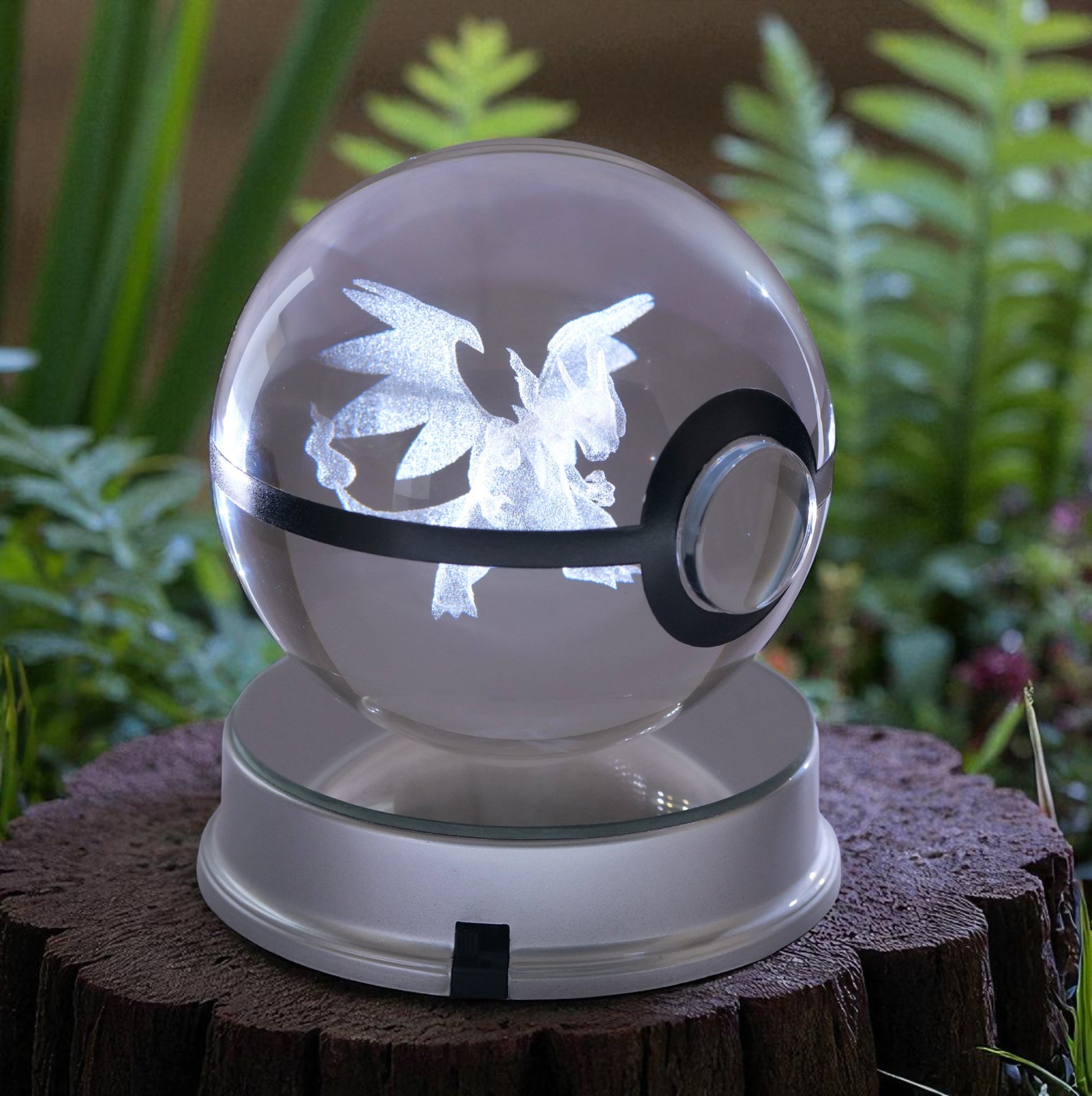 Mega Charizard Crystal Poké Ball 3D with out light 