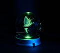 Pokémon Crystal Poké Ball 3D with green light 