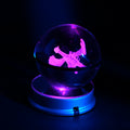 Lugia Crystal Poké Ball 3D with pink light 
