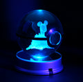  Lapras Crystal Poké Ball 3D with dark light 
