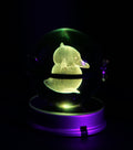  Psyduck Pokémon Crystal Poké Ball 3D  with green colour 