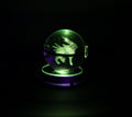  Jolteon Crystal Poké Ball 3D  WITH GREEN LIGHT 
