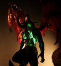 World of Warcraft WITH DARK SETTIG WITH RED WINGS 