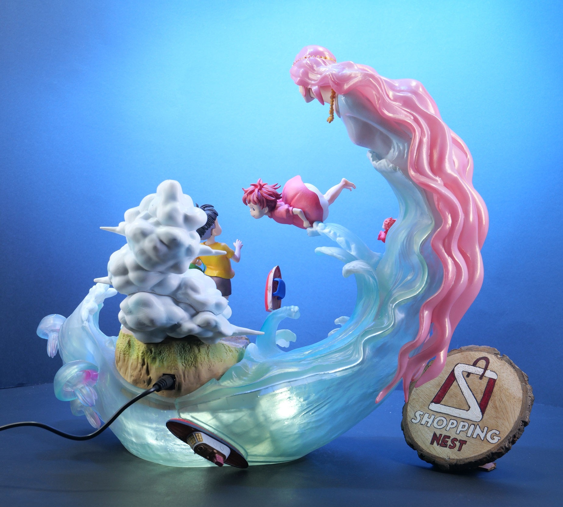 Ponyo on the Cliff by the Sea – Ponyo & Sōsuke Figure (34 cm) |PVC| St