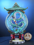 Spirited Away Chihiro FIRST MIAN IMAGE WITH DRAGON IN BLUE LIGHT