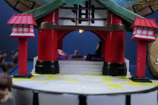 Spirited Away Chihiro Tys stage with red pillers