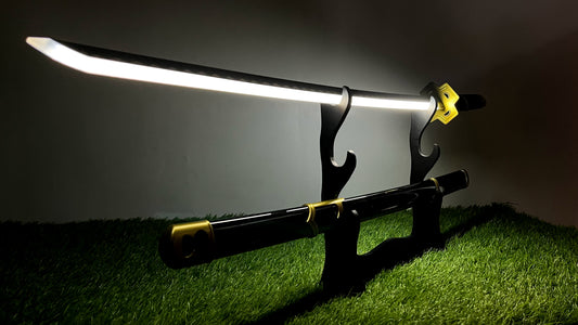 ANIME THEMED LED KATANA | Roronoa Zoro Yubashiri Sword | 108 CM | Full Tang | Preorder Now | Delivery in 7 Days!