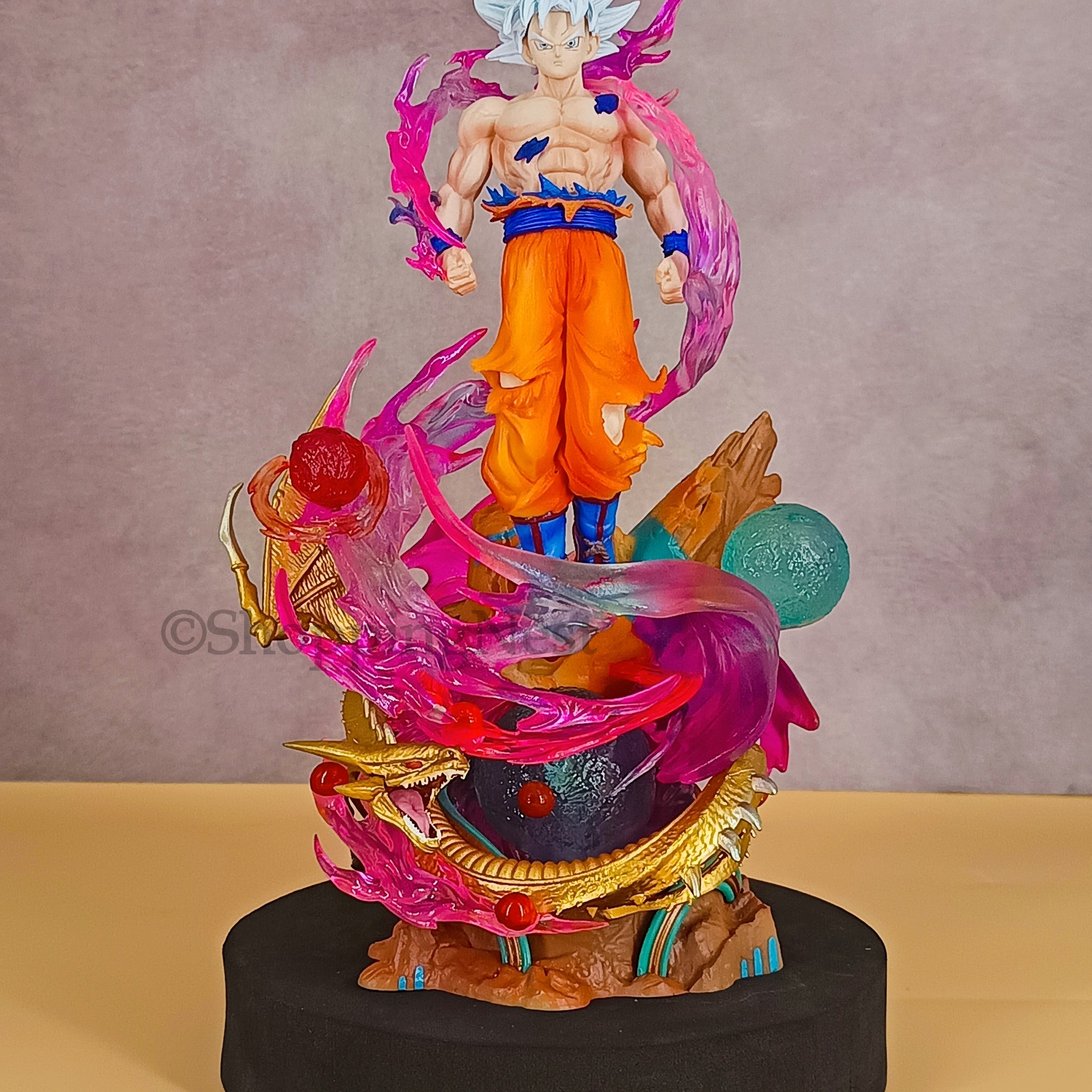 Anime Dragon Ball Gk Fantasy Super Son Goku Figure Anime Ultra Instinct Gk Action Figure Pvc | 28.5 CMS |