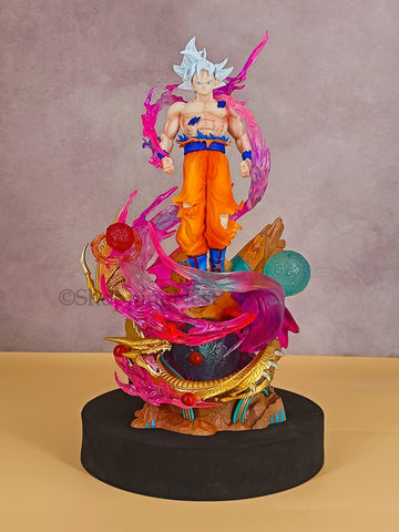 Anime Dragon Ball Gk Fantasy Super Son Goku Figure Anime Ultra Instinct Gk Action Figure Pvc | 28.5 CMS |