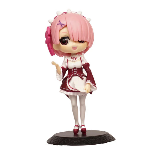 Re:Zero - Starting Life in Another World | Ram Round Stand Anime Action Figure | 14 Cm |