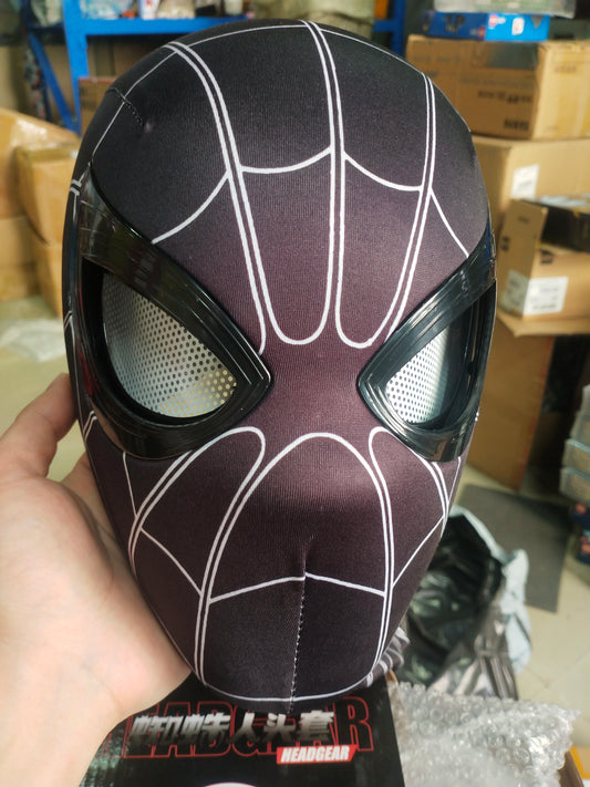 Spider-Man BLACK Mask |Cosplay, Adjustable Eyes | Elastic Breathable Material, Unisex (Copy)