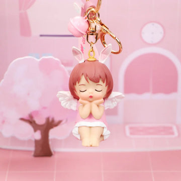 Cute PINK MODEL A Fairy | Premium PVC | Lanyard Keychains |
