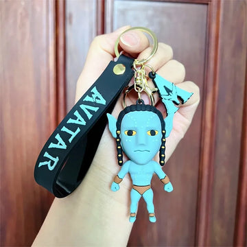 Avatar MODEL B Silicone Keychain - High-Quality 3D Design
