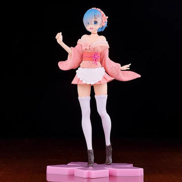 Re Zero Rem Sakura Cherry blossom Precious Action Figure | 23 cms |