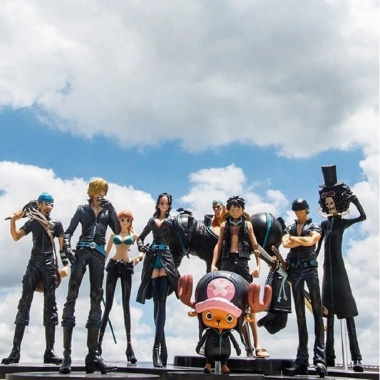 One Piece Action Figure Set of 9 |PVC| – Anime Collectible Set by ShoppingNest