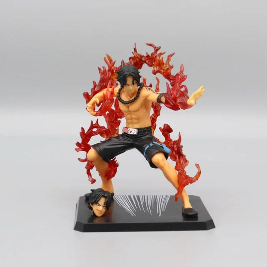 One Piece | Portgas D Ace Battle Version Fire Fist Ace Anime Action Figure | 20Cm |