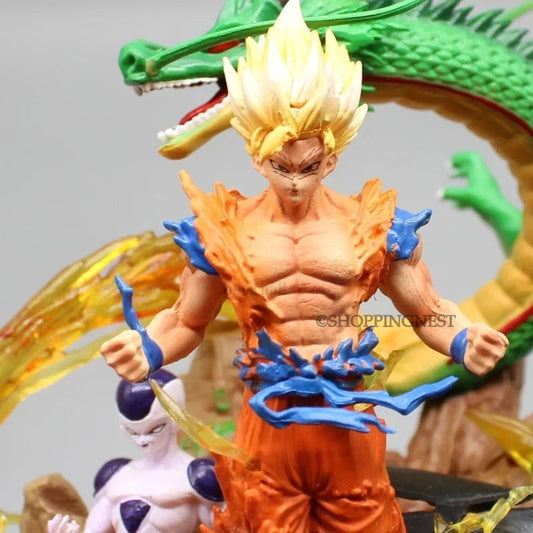 Dragon Ball Son Goku Figure Super Saiyan Action Figurine Cell Shenron Buu Model | 23cm |