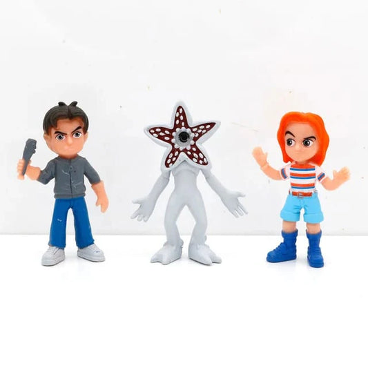 Stranger Things |PVC| Mini Figure Set of 6 Collectible Models 6 cm