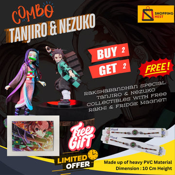 Nezuko & Tanjiro Kamado Anime Action Figures – Sibling Bond Collection