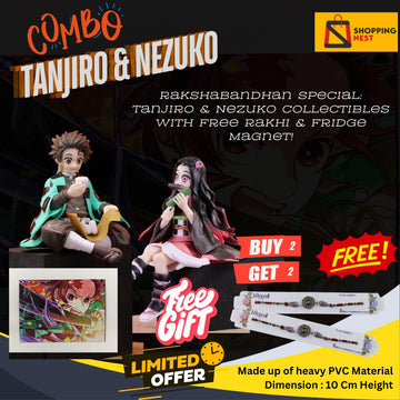 Nezuko & Tanjiro Kamado Anime Action Figures – Sibling Bond Collection