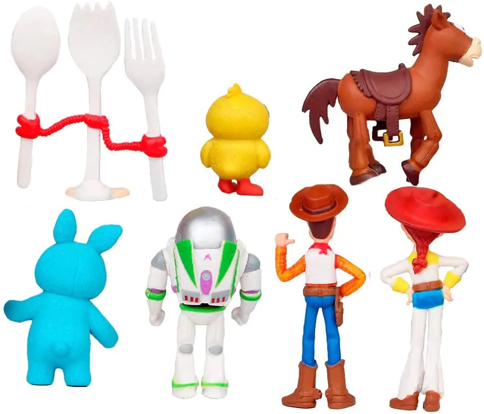 Toy Story Set of 7 Miniature Figures | Collectible Pixar Toy Set