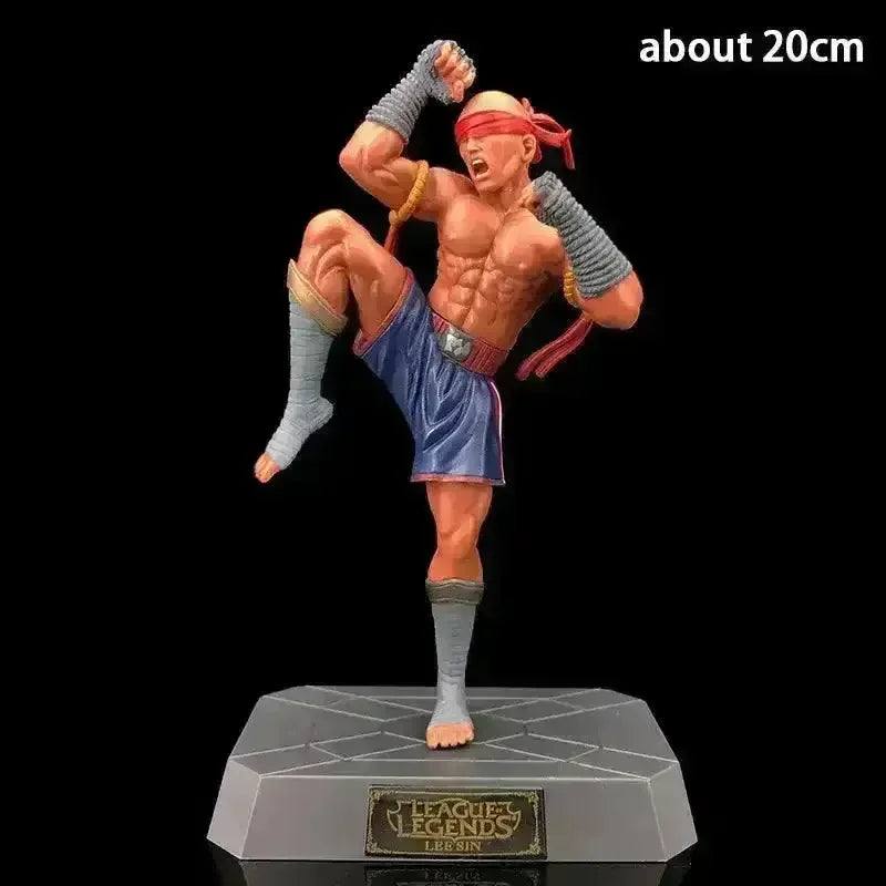 League of Legends Lee Sin Blind Monk Action Figure | 20 cm | PVC | Collectible by ShoppingNest