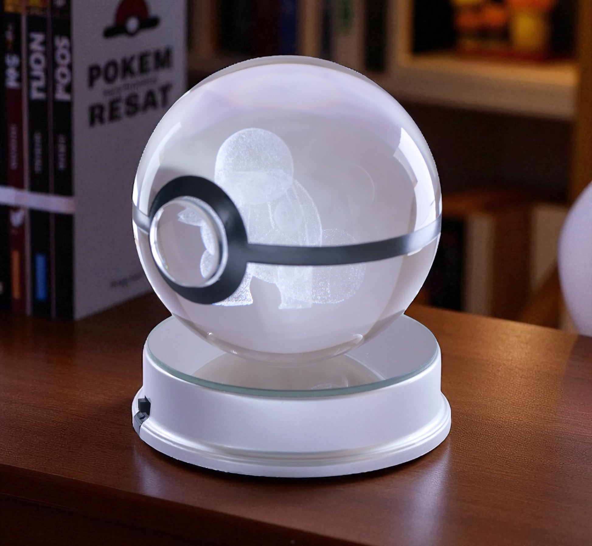 Pokémon Crystal Poké Ball 3D without light 