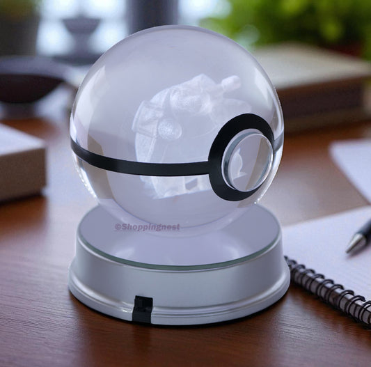 Pokémon Crystal Poké Ball 3D without light 