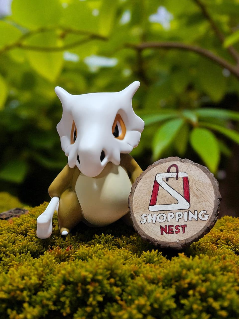Cubone with plant background 