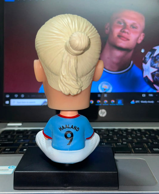Erling Haaland |PVC| Bobblehead action Figurine | Football Collectible Desk Figure