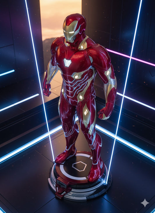 Iron Man Mark 5 Life-Size Figure with Base & Lights | Premium Imported | IN STOCK