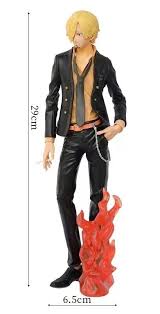 One Piece Sanji Action Figure 28CM |PVC| Standing Pose with Flame Effects | Anime Collectible Figurine by ShoppingNest