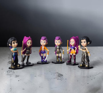 BLACKPINK |PVC| K-Pop Character Action Figure Set of 6 | 10 CM  |Mini Collectible Figurines