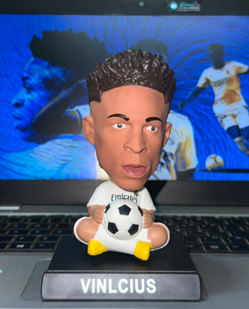 Vinícius Júnior Real Madrid |PVC| Bobblehead Figurine | Football Player Collectible Desk Figure