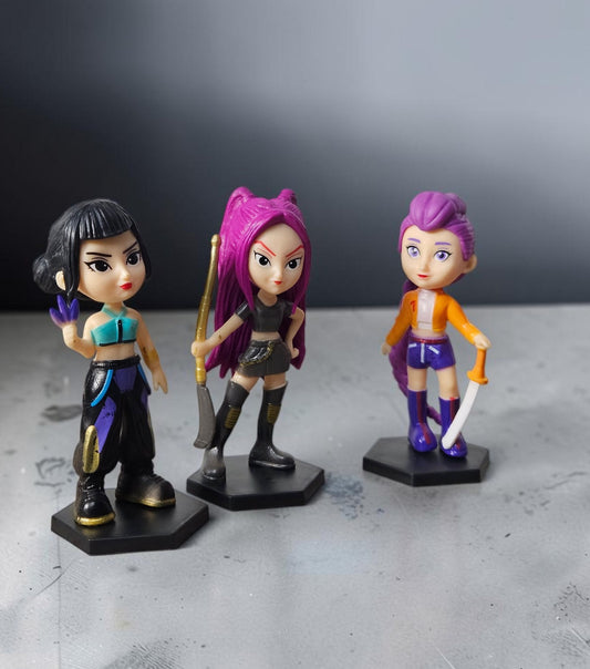 BLACKPINK |PVC| K-Pop Character Action Figure Set of 6 | 10 CM  |Mini Collectible Figurines