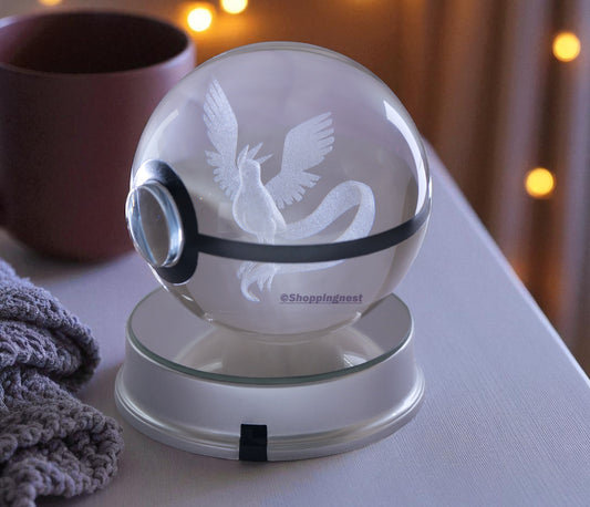 Pokémon Crystal Poké Ball 3D without light 