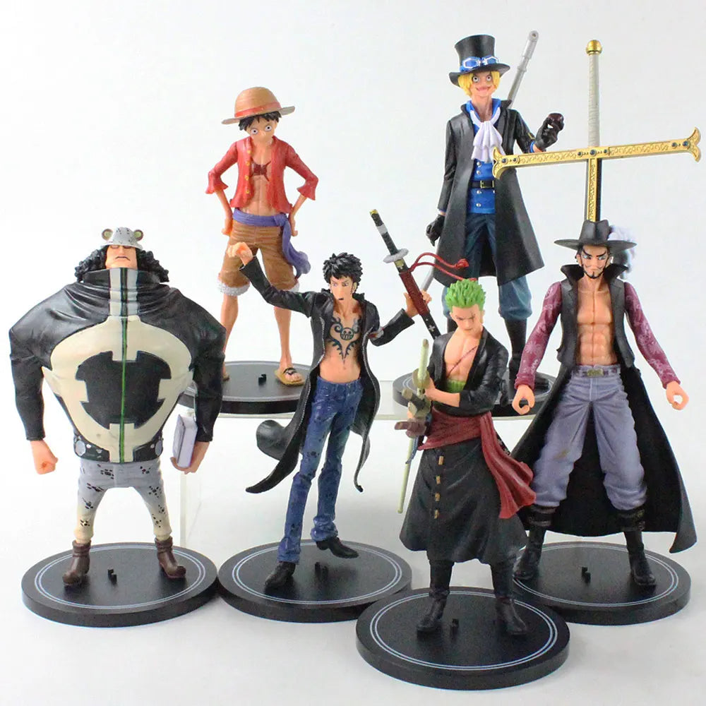 One Piece Set of 6 Figures | Model B | 20 cm | Anime Collectibles