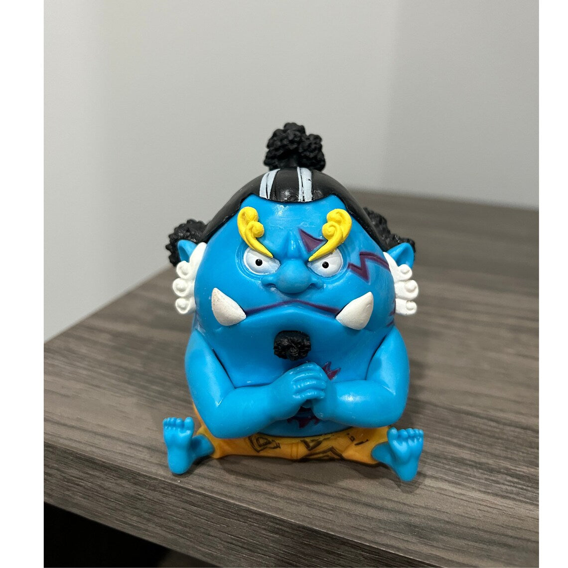 One Piece | Jinbe Holding Fist Sitting Anime Action Figure | Fish-Man Karate | 10 Cm |