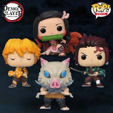 Demon Slayer Funko Pop Set of 5 |PVC| Anime Action Figures Without Box | Collectible Set by ShoppingNest
